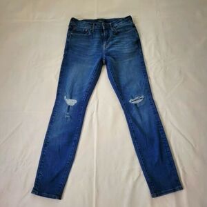 Aeropstale Mens 29/30 Distressed Super Skinny Jeans.
